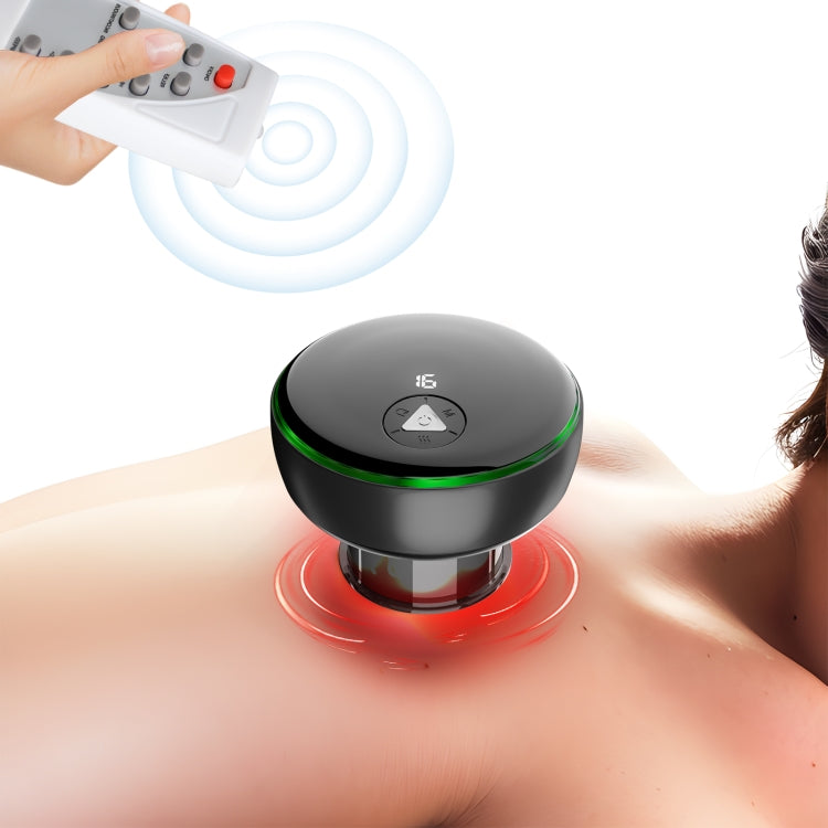 Intelligent Cupper With Breathing Light Electric Heated Scraping Instrument Meridian Unblocking Massage Instrument(Black) - free shipping - PMC TechLife - Order now!