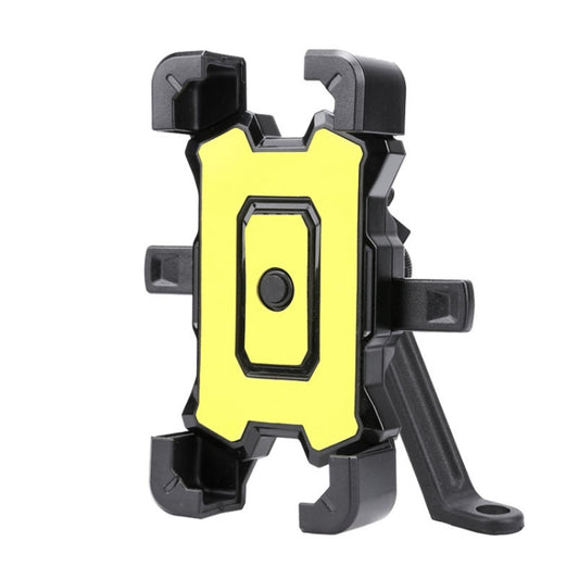 Electric Bike Motorcycle Bicycle Riding Shockproof Navigation Bracket, Color: Yellow For Rearview Mirror - Holders by PMC Jewellery | Online Shopping South Africa | PMC Jewellery | Buy Now Pay Later Mobicred