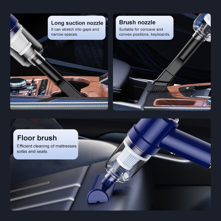 SUITU  ST-6638 Car Wireless Vacuum Cleaner Suction and Blower Integrated With Light ,Spec:  Basic Type-A Charge - Vacuum Cleaner by SUITU | Online Shopping South Africa | PMC TechLife | Buy Now Pay Later Mobicred
