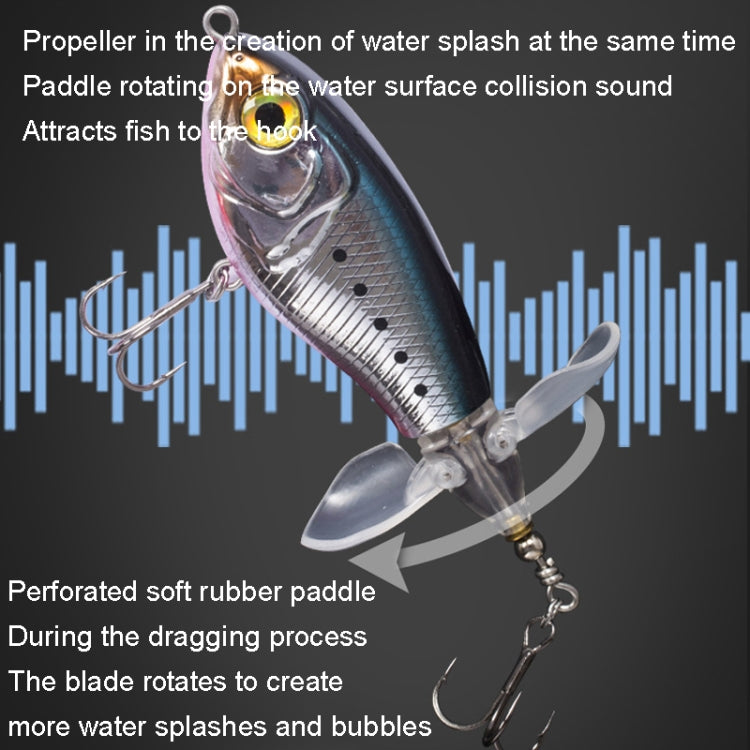 DF080 16g Double Paddle Tractor Surface Tether Roadrunner Fake Lure Long-distance Casting Lure(Red Head Silver) - Fishing Lures by PMC TechLife | Online Shopping South Africa | PMC TechLife | Buy Now Pay Later Mobicred