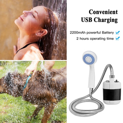 KE-801 Outdoor Electric Shower Camping Rechargeable Portable Shower Head - Others by PMC Jewellery | Online Shopping South Africa | PMC Jewellery