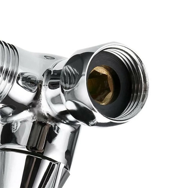 Double Handle Brass 3 Way Shower Arm Diverter Valve Hand Held Showerhead Shower Splitter - Shower Head by PMC TechLife | Online Shopping South Africa | PMC TechLife