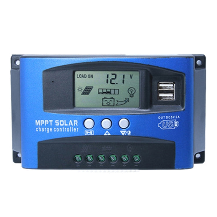 YCX-003 30-100A Solar Charging Controller with LED Screen & Dual USB Port Smart MPPT Charger, Model: 12/24V 100A - Others by PMC TechLife | Online Shopping South Africa | PMC TechLife