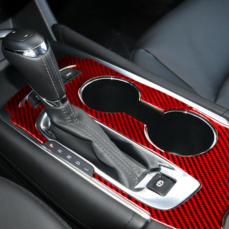 For Chevrolet Malibu 2016-2024 C Model Left-hand Drive Gear Panel Sticker(Black) - Car Interior Mouldings by PMc TechLife | Online Shopping South Africa | PMc TechLife | Buy Now Pay Later Mobicred