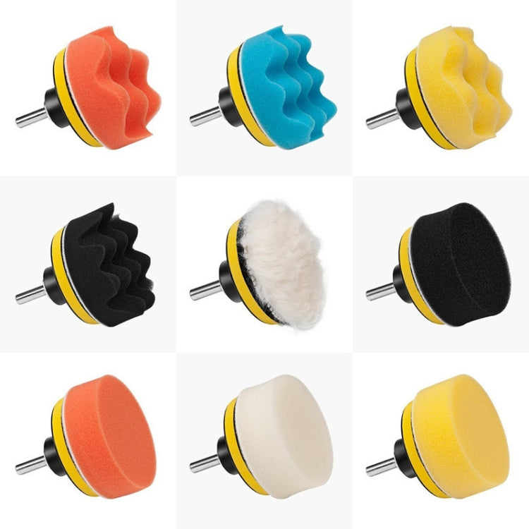 24 In 1 With 4 Screws 3 Inch Polishing Waxing Pad Sponge Buffing Kit - Polishing Machine & Accessories by PMC TechLife | Online Shopping South Africa | PMC TechLife | Buy Now Pay Later Mobicred