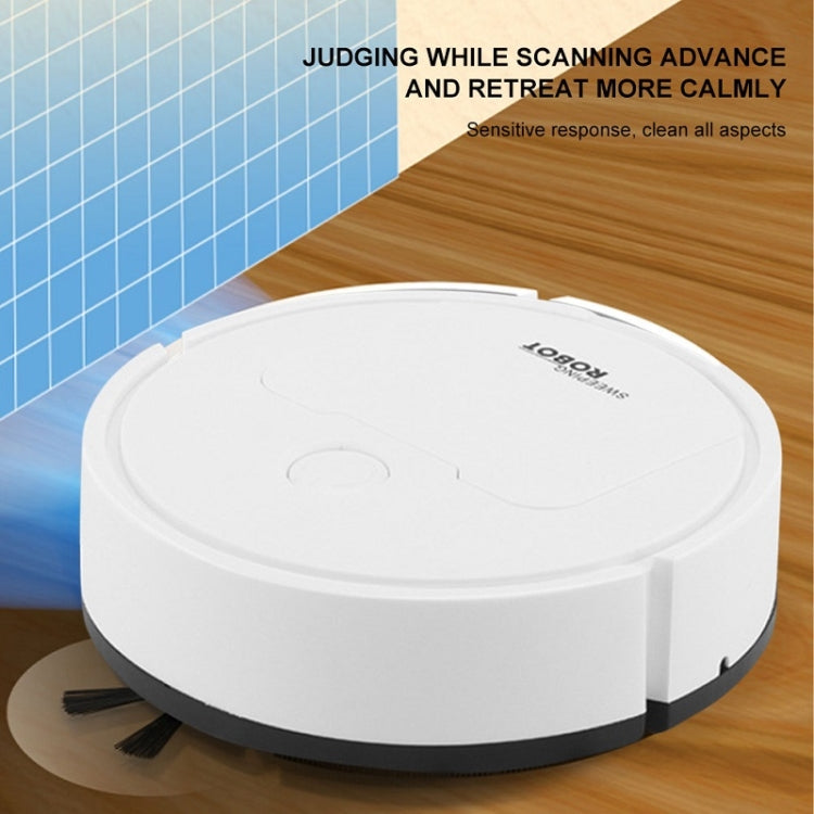 3 in 1 Mini Vacuum Cleaner Intelligent Sweeping Robot(Black) - Robot Vacuum Cleaner by PMC TechLife | Online Shopping South Africa | PMC TechLife | Buy Now Pay Later Mobicred