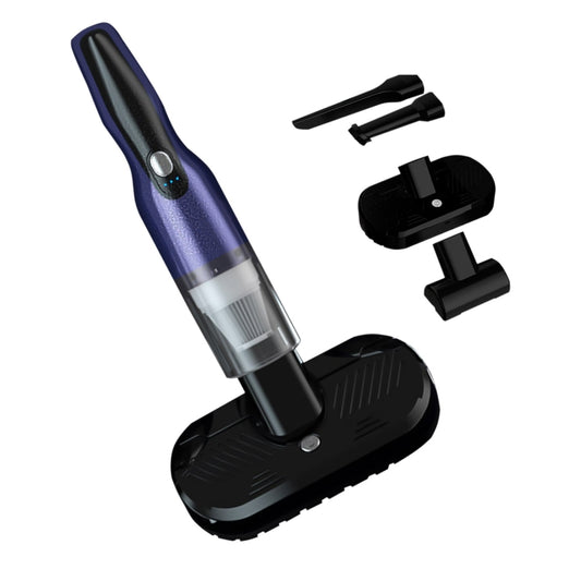 4 In 1 12000pa Wireless  Mini Handheld Car Vacuum Cleaner Mite Remover(Navy Blue) - Vacuum Cleaner by PMC Jewellery | Online Shopping South Africa | PMC Jewellery | Buy Now Pay Later Mobicred