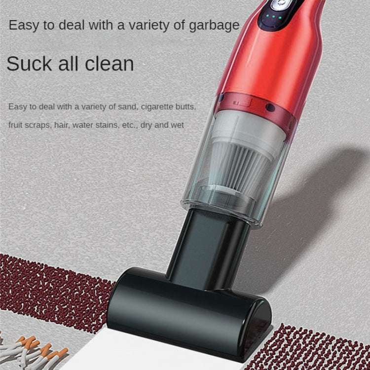 4 In 1 12000pa Wireless  Mini Handheld Car Vacuum Cleaner Mite Remover(Navy Blue) - Vacuum Cleaner by PMC TechLife | Online Shopping South Africa | PMC TechLife | Buy Now Pay Later Mobicred