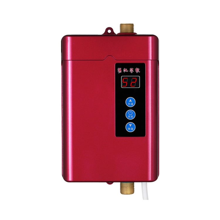US Plug 3000W  Electric Water Heater With Remote Control Adjustable Temperate(Red) - free shipping - PMC TechLife - Order now!