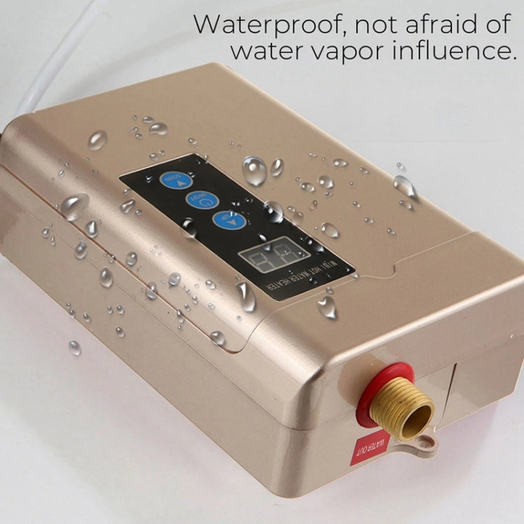 UK Plug 3000W  Electric Water Heater With Remote Control Adjustable Temperate(Red) - free shipping - PMC TechLife - Order now!