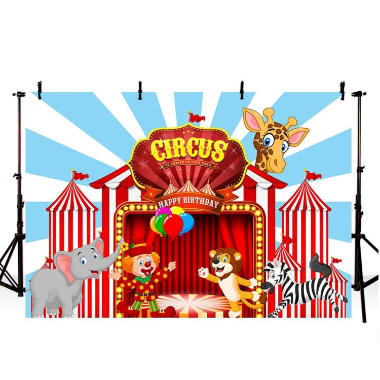 Circus Backdrop Carnival  Party Decorations Banner For Birthday 210 x 150cm - Cartoon by PMC Jewellery | Online Shopping South Africa | PMC Jewellery