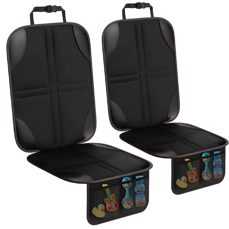 2pcs Child Car Seat Protector Non-Slip Base Material + Waterproof 600D Fabric(Red Line) - Seat Accessories by PMC TechLife | Online Shopping South Africa | PMC TechLife | Buy Now Pay Later Mobicred