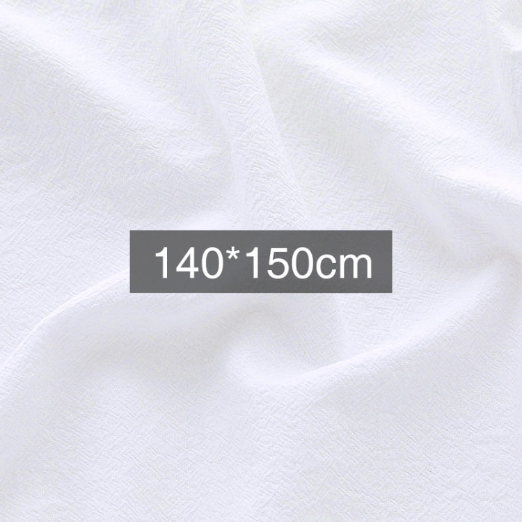 140 x 150cm Encrypted Texture Cotton Photography Background Cloth(White) - Solid Color by PMC TechLife | Online Shopping South Africa | PMC TechLife | Buy Now Pay Later Mobicred