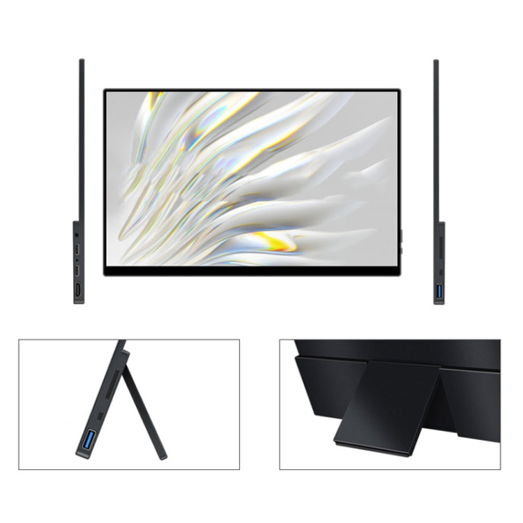 15.6 inch Touch Version 4K Portable External Extended Screen Display For Switch/PS5/Mobile Phone/Computer(US Plug) - LCD Monitors by PMc TechLife | Online Shopping South Africa | PMc TechLife | Buy Now Pay Later Mobicred