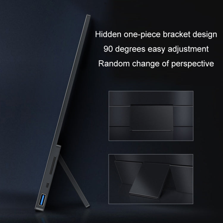 13.3 inch Touch Version 4K Portable External Extended Screen Display For Switch/PS5/Mobile Phone/Computer(US Plug) - LCD Monitors by PMc TechLife | Online Shopping South Africa | PMc TechLife | Buy Now Pay Later Mobicred