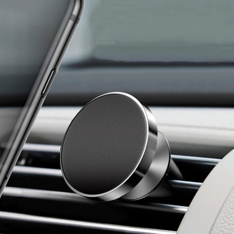 Air Outlet Type Aluminum Alloy Car Magnetic Suction Bracket Navigation Phone Holder(Gold) - free shipping - PMC TechLife - Order now!