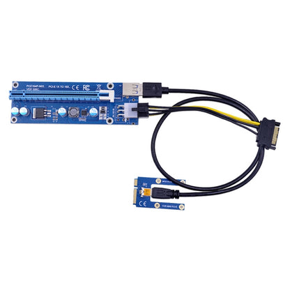 PCE164P-N03 VER006C Mini PCI-E 1X To 16X Riser For Laptop External Image Card, Spec: Blackboard 4pin - Add-on Cards by PMC Jewellery | Online Shopping South Africa | PMC Jewellery