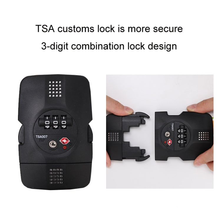 Luggage Cross Customs Lock Binding Strap, Color: Keep Out Blue (Ordinary) - free shipping - PMC TechLife - Order now!