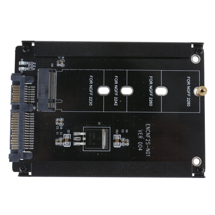 ENCNF2S-N01 NGFF To SATA3 Transfer Card M.2 KEY B-M SSD To 6Gbps Interface Conversion Adapter With SATA 22pin Cable - Add-on Cards by PMC TechLife | Online Shopping South Africa | PMC TechLife