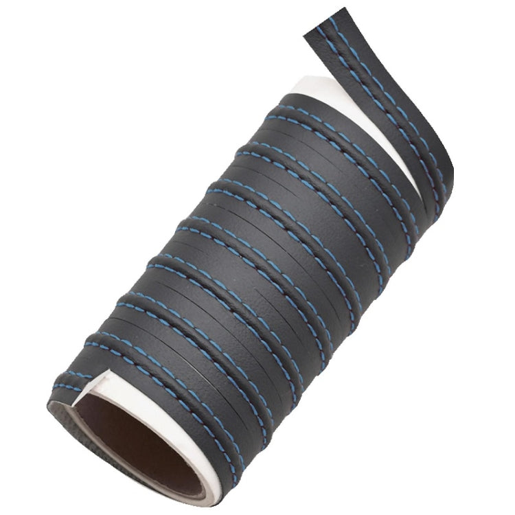 8m Car Center Console Interior Modification Leather Gap Strip(Black Blue) - Car Interior Mouldings by PMC TechLife | Online Shopping South Africa | PMC TechLife | Buy Now Pay Later Mobicred