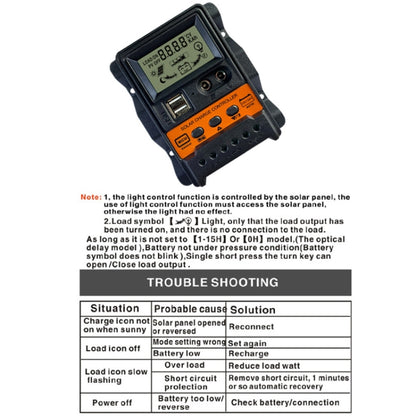 Dual DC Current 12V/24V Solar Controller LCD PWM Photovoltaic Power Generation Controller(20A) - Others by PMC Jewellery | Online Shopping South Africa | PMC Jewellery | Buy Now Pay Later Mobicred