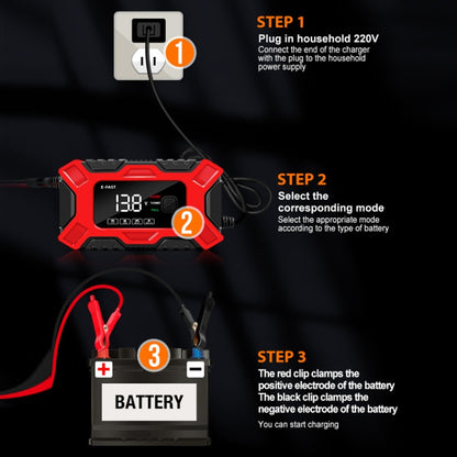 E-FAST 12V Motorcycle Car Battery Emergency Start Charger(EU Plug) - Power Bank by E-FAST | Online Shopping South Africa | PMC Jewellery