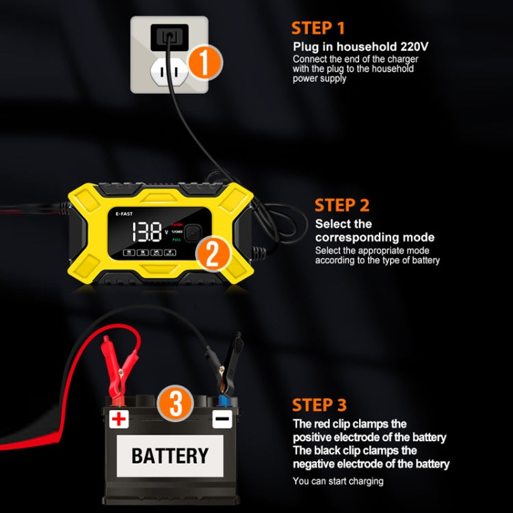 E-FAST 12V Motorcycle Car Battery Emergency Start Charger(AU Plug) - Power Bank by E-FAST | Online Shopping South Africa | PMC Jewellery