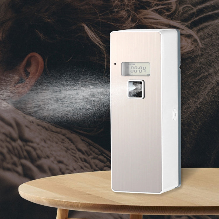 Anti-Corrosion Stainless Steel Panel LCD Digital Display Intelligent Automatic Fragrance Sprayer(Black Titanium) - free shipping - PMC TechLife - Order now!