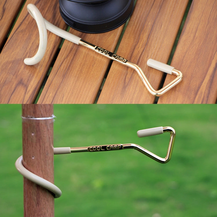 COOL CAMP Outdoor Canopy Pole Hook Portable Camping Light Hanger 33mm Black - Tents & Accessories by COOL CAMP | Online Shopping South Africa | PMC TechLife | Buy Now Pay Later Mobicred