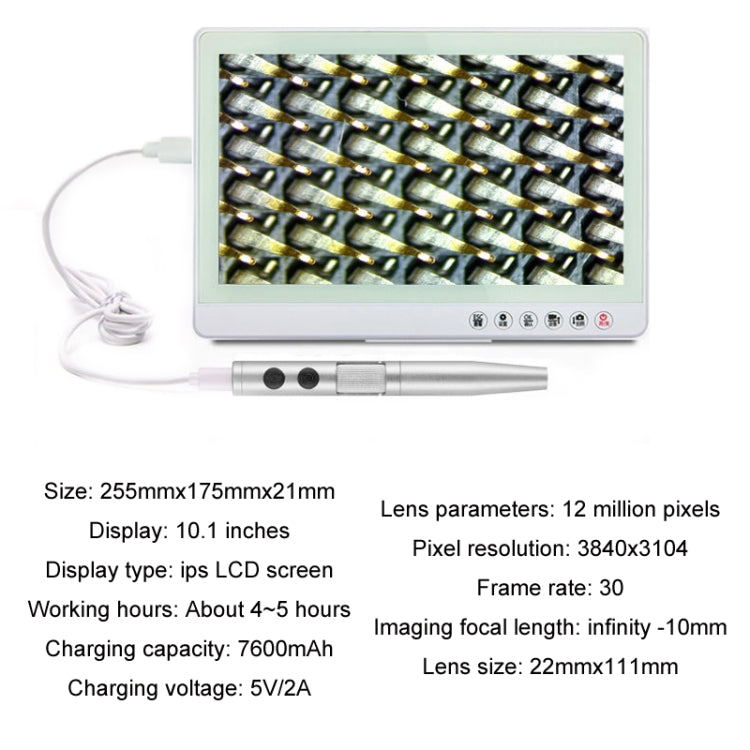 5 Million Digital Electron Microscope Magnifying Dermatoscope, Specification: B008+Z001 Bracket+WIFI Box - free shipping - PMC Jewellery - Order now!