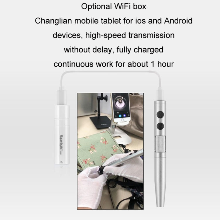 5 Million Digital Electron Microscope Magnifying Dermatoscope, Specification: B008+Z001 Bracket+WIFI Box - free shipping - PMC Jewellery - Order now!