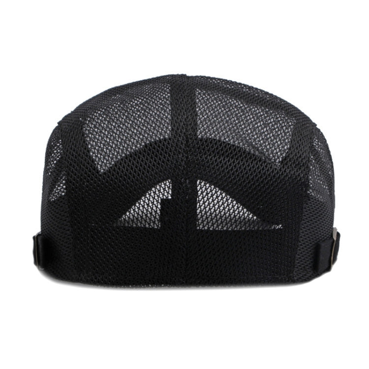 Summer Mesh Breathable Vintage Cap(Navy) - Peaked Cap by PMC Jewellery | Online Shopping South Africa | PMC Jewellery