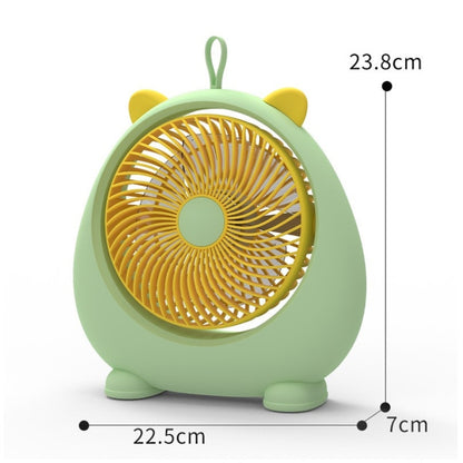 Dormitory Portable Animal Ear Desktop Electric Fan, Style: Directly Inserted Version White - Electric Fans by PMC Jewellery | Online Shopping South Africa | PMC Jewellery | Buy Now Pay Later Mobicred