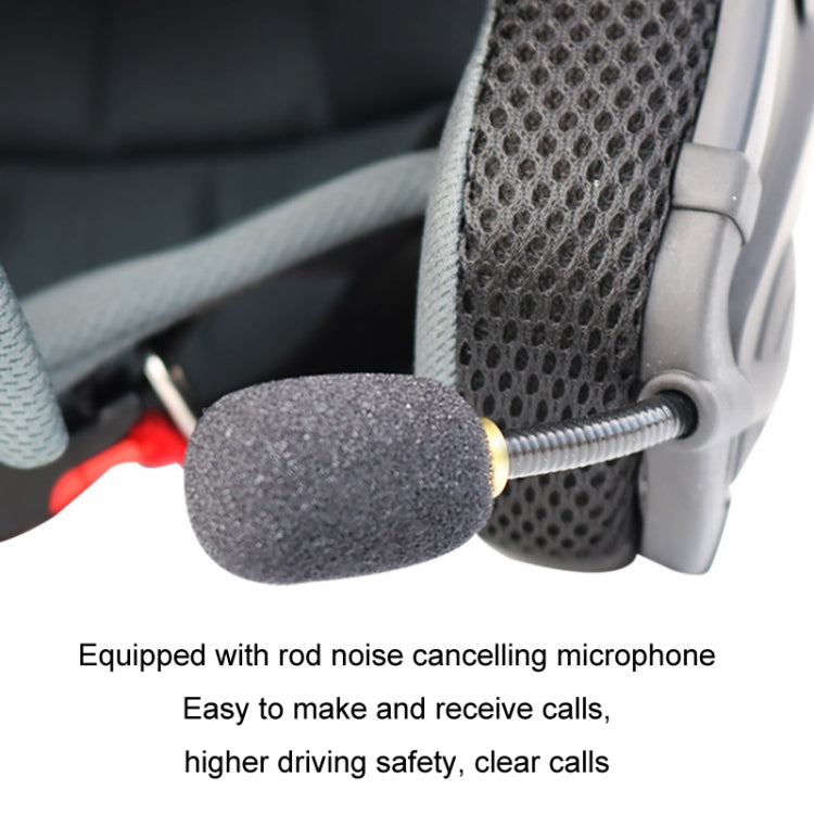 KUQIBAO Motorcycle Bluetooth Headset Double Lens Helmet With Braid, Size: XL(Fruits Black Phantom Fiber) - free shipping - PMC TechLife - Order now!