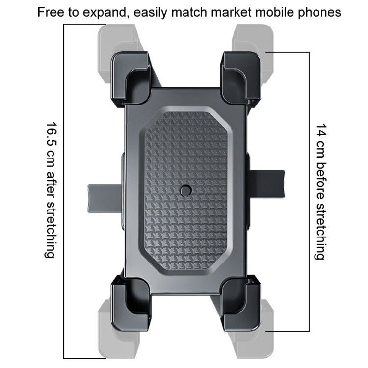 Shockproof Motorcycle Mobile Phone Holder Outdoor Bike Navigation Holder, Model: Rearview Mirror - Holder by PMC TechLife | Online Shopping South Africa | PMC TechLife | Buy Now Pay Later Mobicred