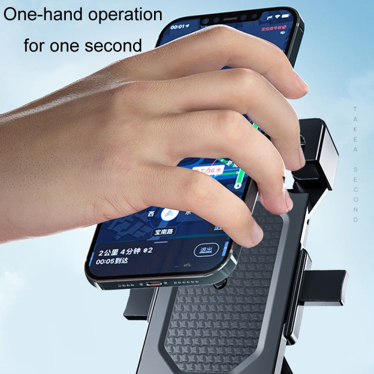 Shockproof Motorcycle Mobile Phone Holder Outdoor Bike Navigation Holder, Model: Rearview Mirror - Holder by PMC TechLife | Online Shopping South Africa | PMC TechLife | Buy Now Pay Later Mobicred