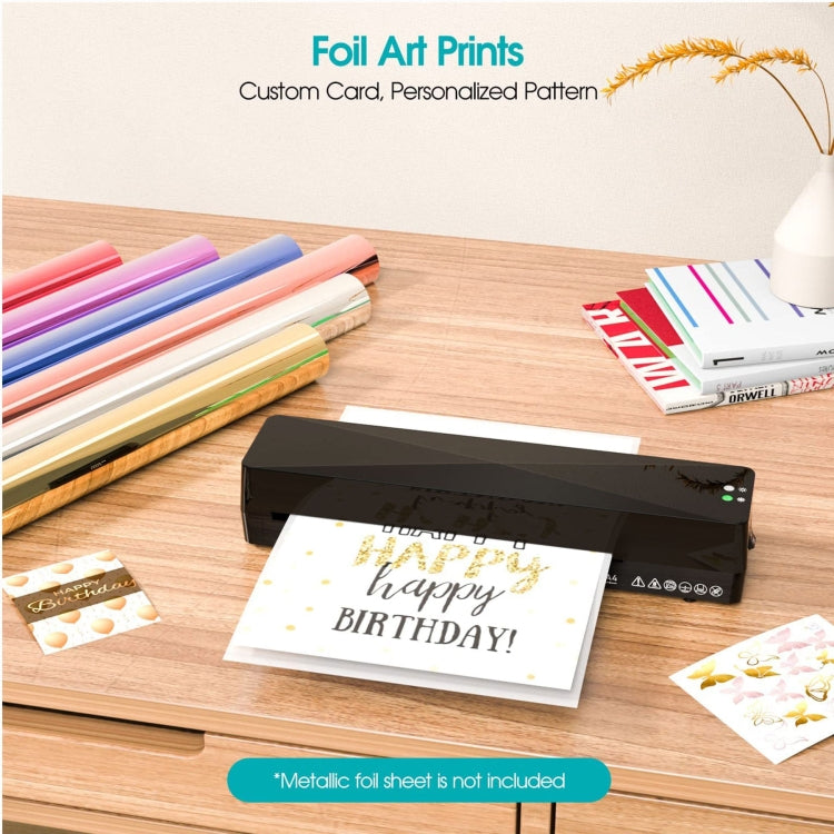 9 Inch A4 Hot Cold Laminator Machine Book Documents Laminator, Size:  Set 2(110V US Plug) - free shipping - PMC TechLife - Order now!