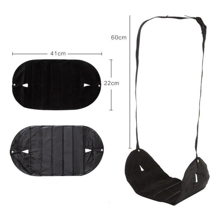 Travel Foot Rest Hammock Office Leisure Pedal, Color: Black Split - Hammocks by PMC TechLife | Online Shopping South Africa | PMC TechLife | Buy Now Pay Later Mobicred