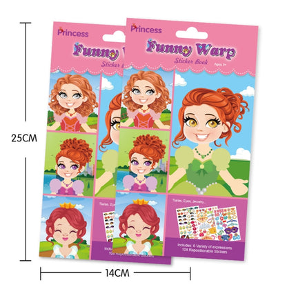 Face Changing Stickers Early Learning DIY Puzzle Stickers Toys(Princess) - Early Education Toys by PMC Jewellery | Online Shopping South Africa | PMC Jewellery