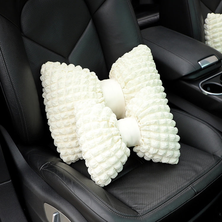 Car Seat Breathable And Comfortable Puff Pillow Upholstery, Color: Headrest Black - Seat Accessories by PMC TechLife | Online Shopping South Africa | PMC TechLife | Buy Now Pay Later Mobicred