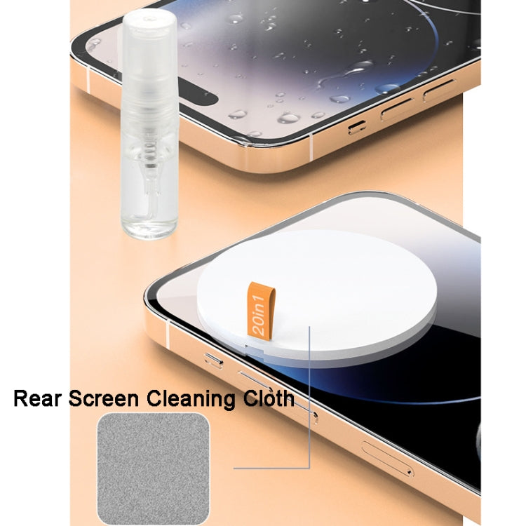 Q20 Headphone Cleaning Pen Mobile Phone Camera Computer Cleaning Tool Without Liquid(White Orange) - free shipping - PMC TechLife - Order now!