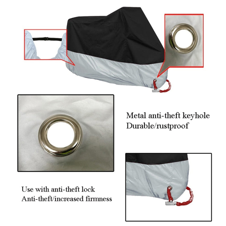 190T Motorcycle Rain Covers Dustproof Rain UV Resistant Dust Prevention Covers, Size: L(Black Camouflage) - Protective Gear by PMC TechLife | Online Shopping South Africa | PMC TechLife | Buy Now Pay Later Mobicred