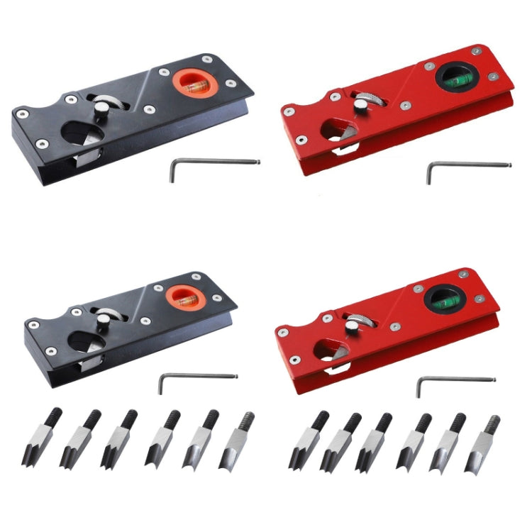 Woodworking Multi-Angle Chamfering Adjustable Depth Hand Planer, Color: Black - Wood Planers by PMC TechLife | Online Shopping South Africa | PMC TechLife