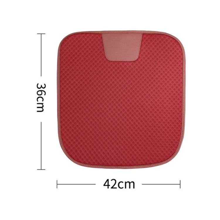 Car Seat Without Backrest Ice Silk Cushion(Beige) - free shipping - PMC TechLife - Order now!