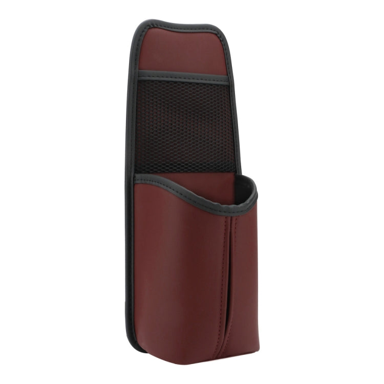Car Seat Leather Multifunctional Tissue Water Cup Storage Hanging Bag(Red) - Stowing Tidying by PMC TechLife | Online Shopping South Africa | PMC TechLife | Buy Now Pay Later Mobicred