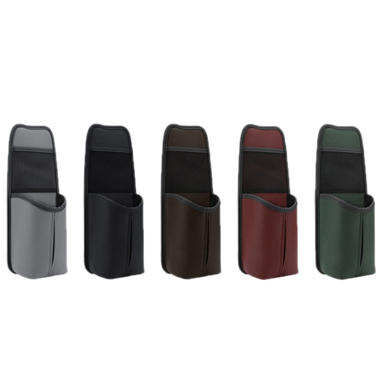Car Seat Leather Multifunctional Tissue Water Cup Storage Hanging Bag(Black) - Stowing Tidying by PMC TechLife | Online Shopping South Africa | PMC TechLife | Buy Now Pay Later Mobicred