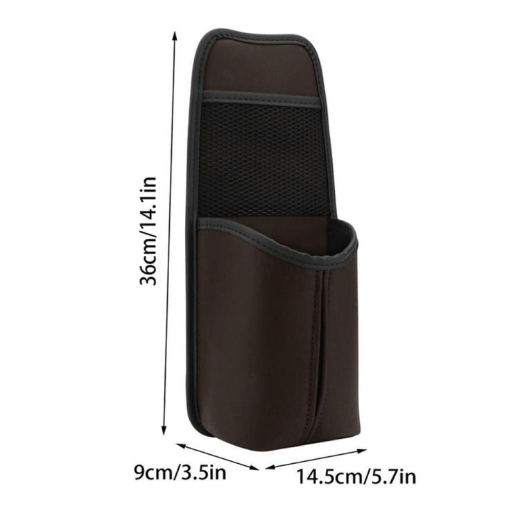 Car Seat Leather Multifunctional Tissue Water Cup Storage Hanging Bag(Army Green) - Stowing Tidying by PMC TechLife | Online Shopping South Africa | PMC TechLife | Buy Now Pay Later Mobicred