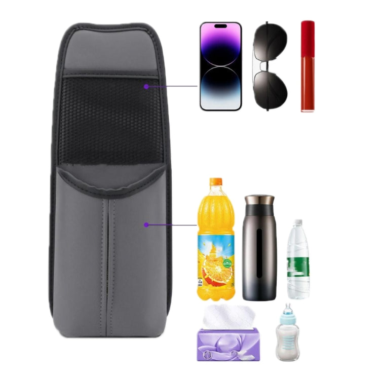 Car Seat Leather Multifunctional Tissue Water Cup Storage Hanging Bag(Black) - Stowing Tidying by PMC TechLife | Online Shopping South Africa | PMC TechLife | Buy Now Pay Later Mobicred