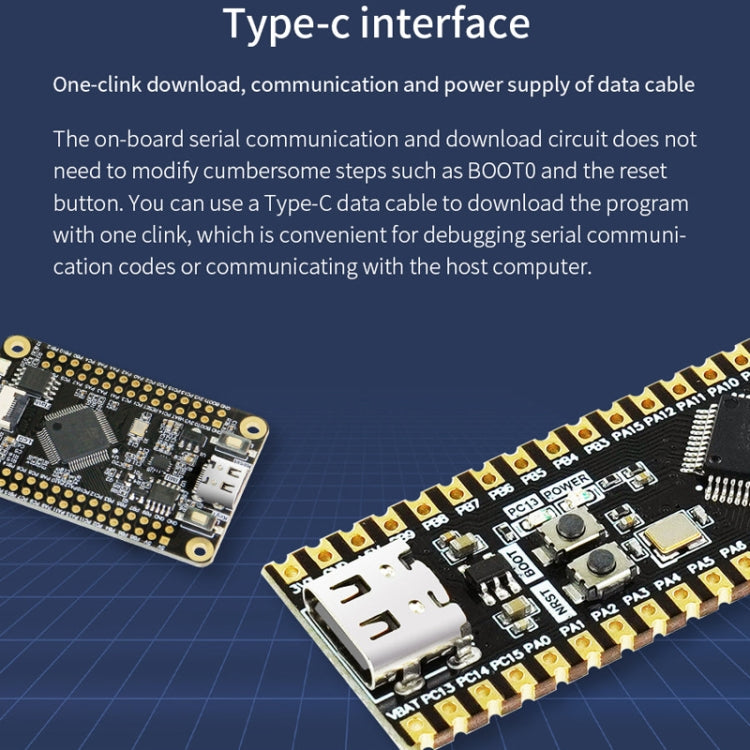 Yahboom MCU RCT6 Development Board STM32 Experimental Board ARM System Core Board, Specification: APM32E103RET6 - Arduino Nucleo Accessories by Yahboom | Online Shopping South Africa | PMC Jewellery | Buy Now Pay Later Mobicred