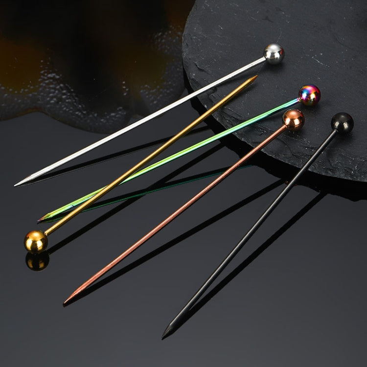 304 Stainless Steel Fruit Needle Dim Sum Decorative Small Sticks, Color: Colorful - Gadgets by PMC Jewellery | Online Shopping South Africa | PMC Jewellery